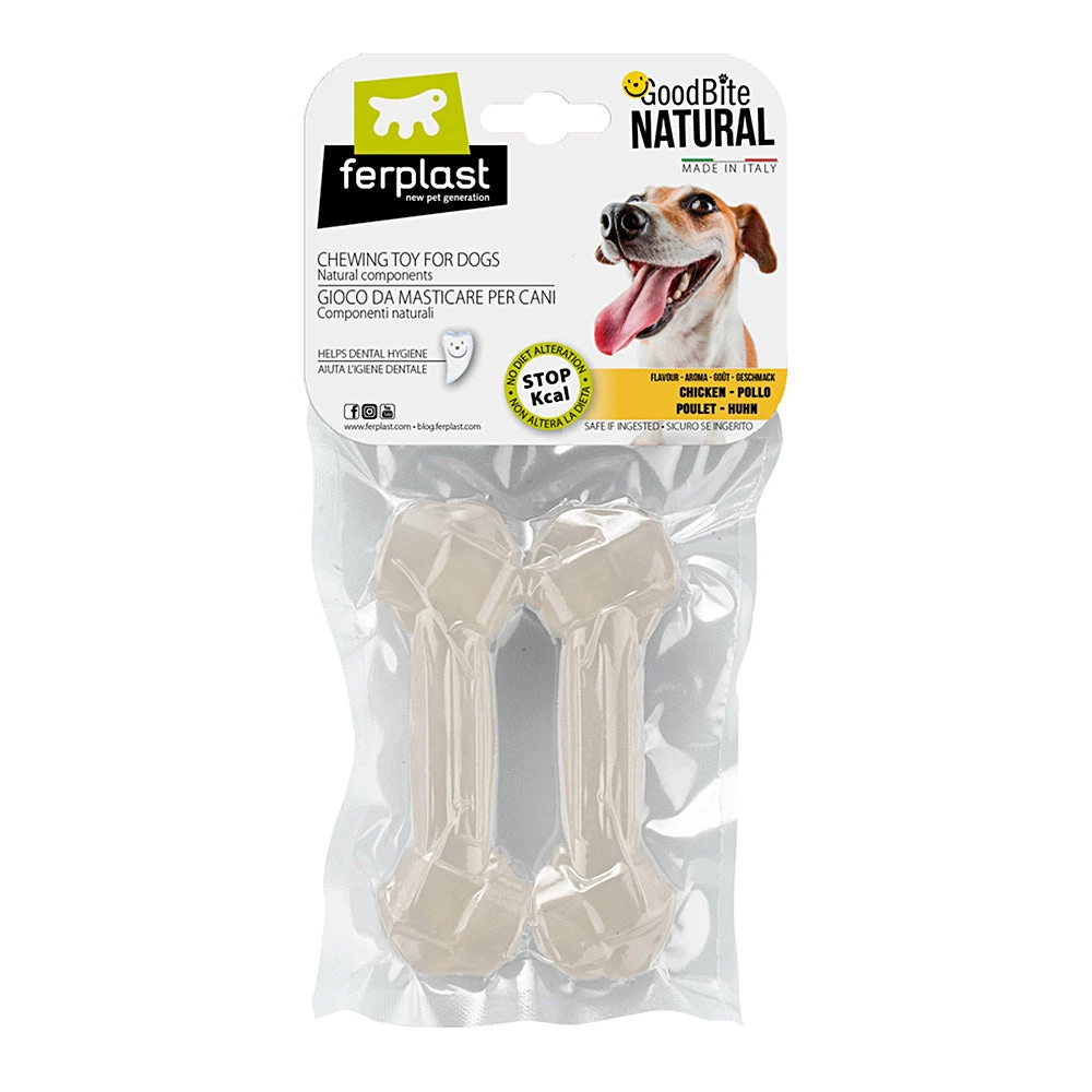 Ferplast GOODBITE NATURAL CHICKEN BONE 8 Ferplast GOODBITE NATURAL CHICKEN BONE